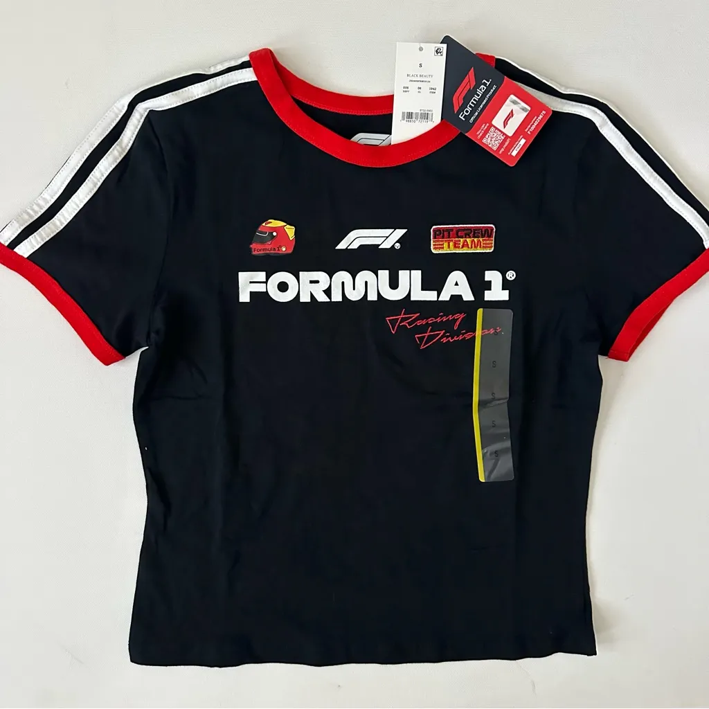Formula 1 Women's Racing Tee Size S Black - Image 9
