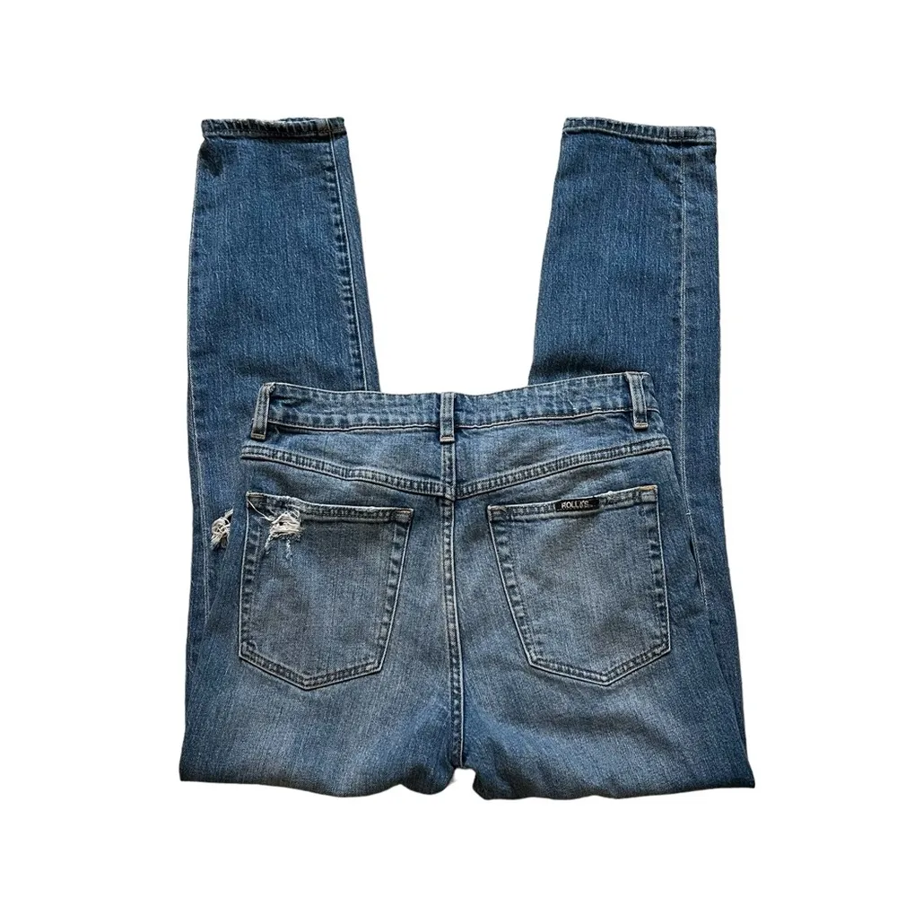 Rolla’s (from Free People) Miller Mid High Rise Slim Jeans, Sz 28 - Image 9