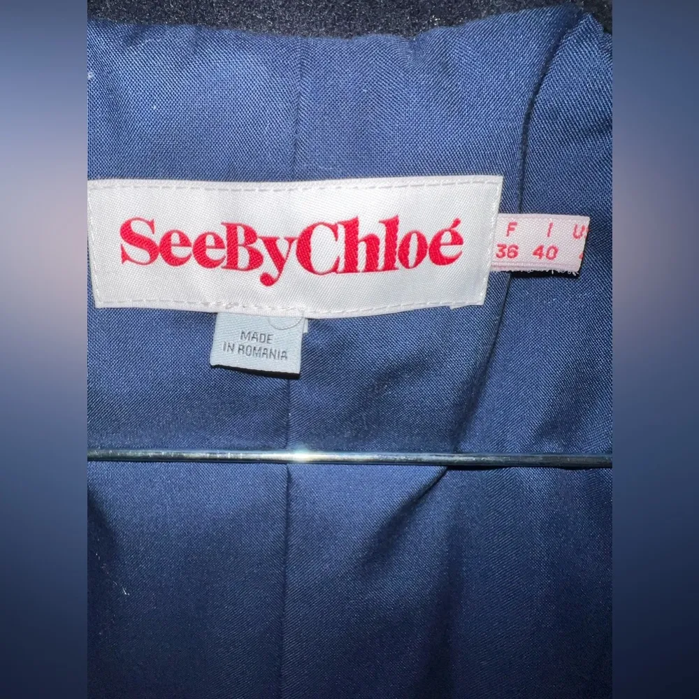 See by Chloe Wool Blend Jacket size 4 - Image 3