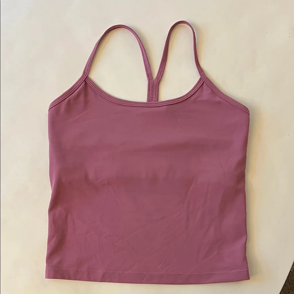 Splits59 Airweight Tank Top w/ Built in Bra in Rosewood Small $78 - Image 3
