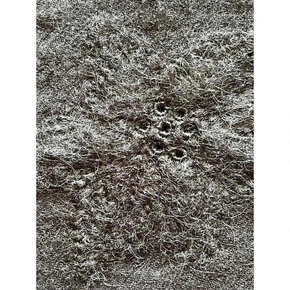 Pepin Grace Black Shift Dress Women’s Fringed Wool Lined Minimalist LBD Grunge 4 - Image 10