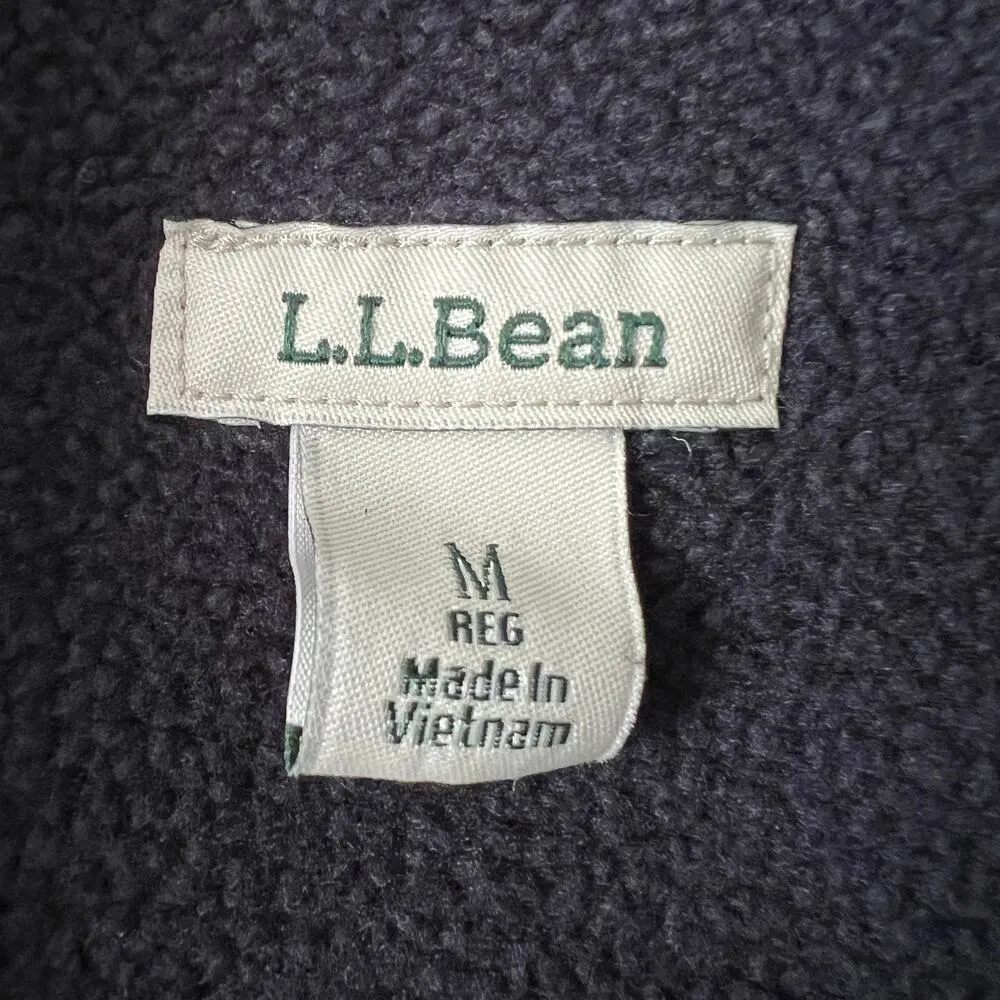 L.L.Bean Women Shaket Medium Cotton Fleece Plaid Barn Country Western Cabincore - Image 2