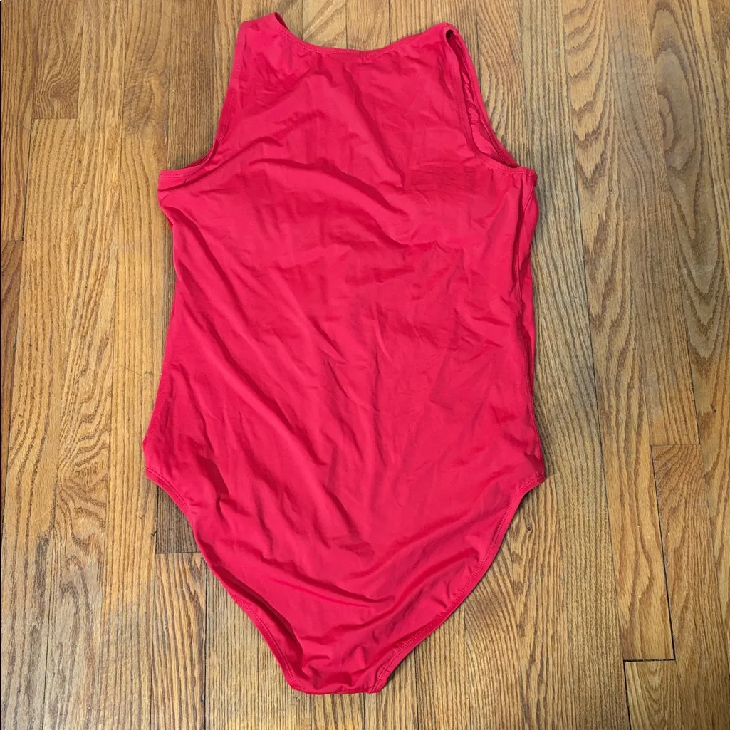 Andie Swim The Malibu One Piece LT Swimsuit Cherry Red plus size XXXL Tall NWT‎ - Image 3