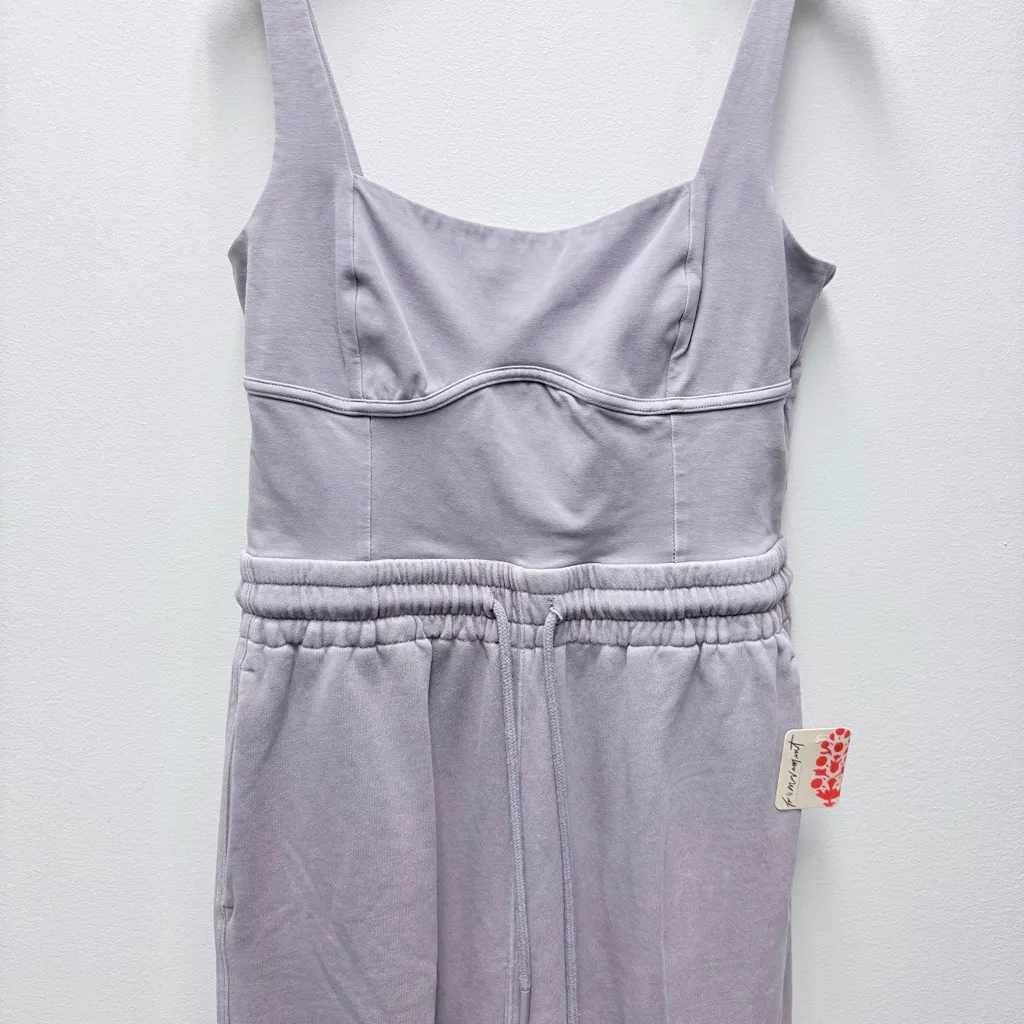 NWT FREE PEOPLE FP MOVEMENT Inbound Jumpsuit Trailblazer Grey Purple | Small - Image 6