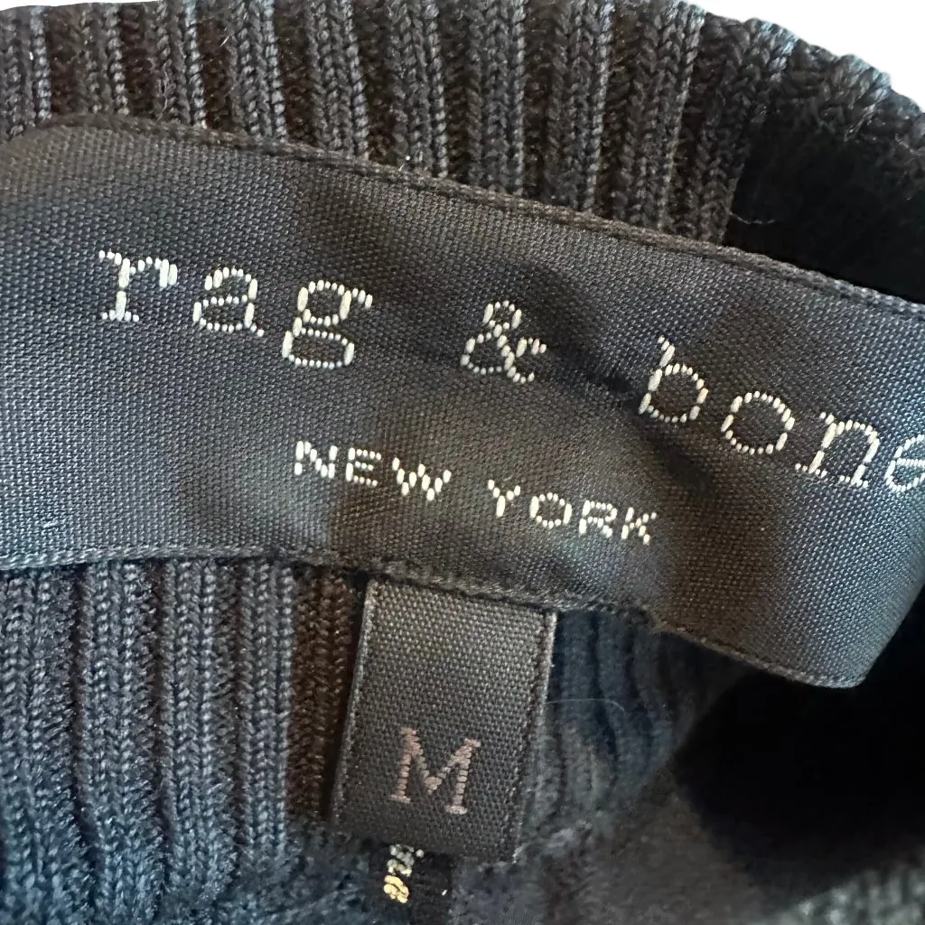 Rag & Bone Harley Photo Print Silk Cotton Mini Skirt Stretch Pull-On Size Medium - Image 8