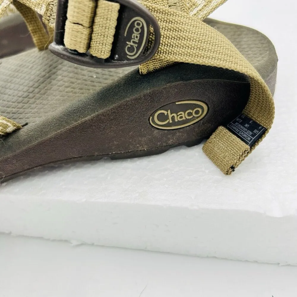 Chaco Brown and Tan Neutral ZCLOUD X2 Kelp Knit Adjustable Sandals Womens Size 8 - Image 6