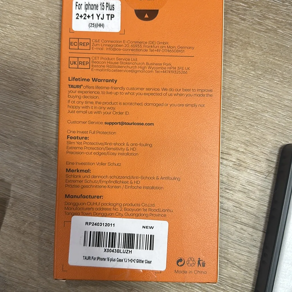 NWT Tauri iPhone 15 plus sparkly case - Image 4