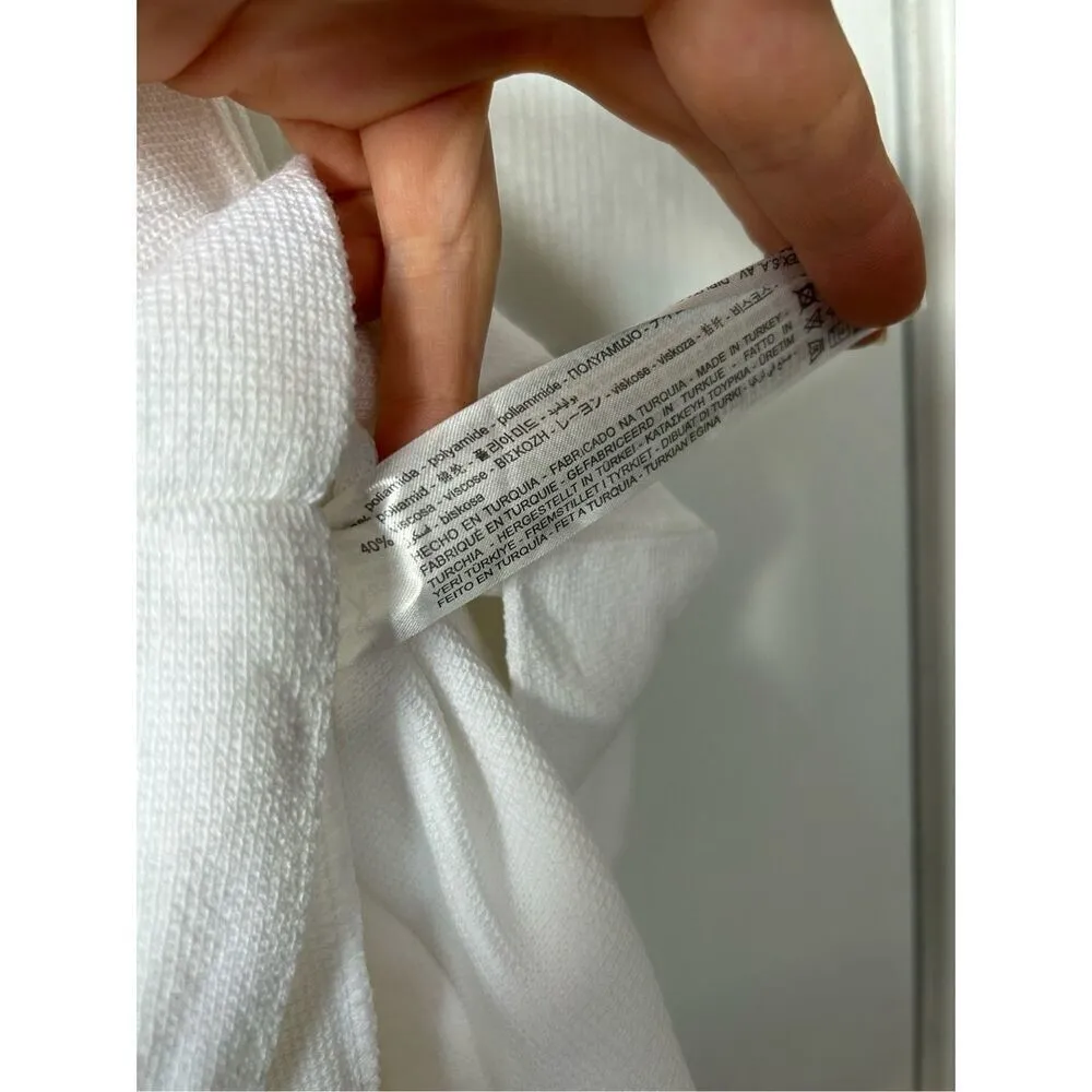 Zara white flared skirt size XS knitted - Image 4