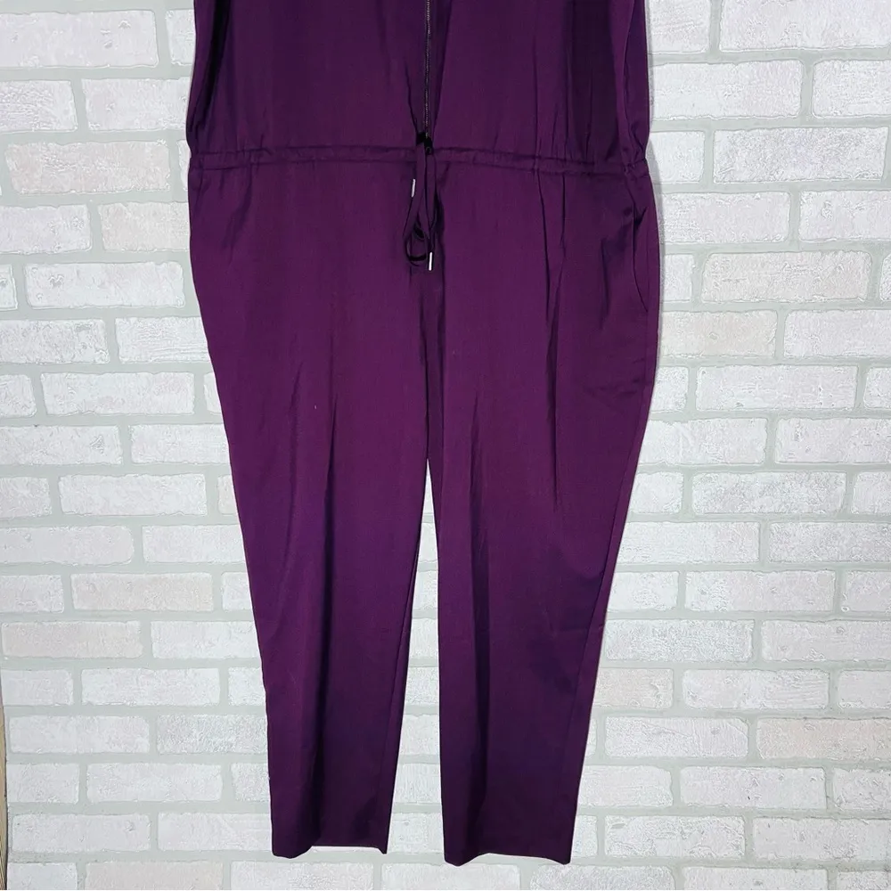 Wildfang NWT Empower Eggplant Purple Sleeveless Jumpsuit Size XXL - Image 5