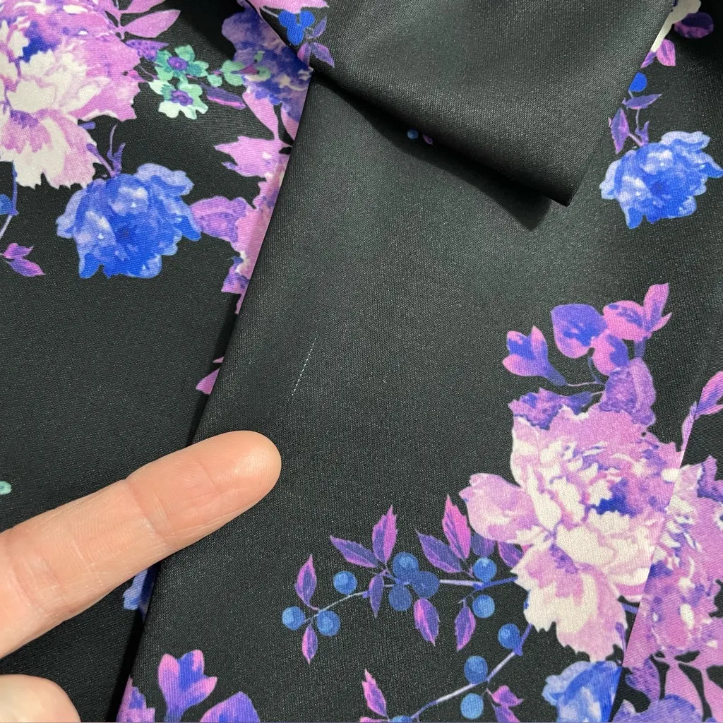 Lovers + Friends Sullie Mini Dress in Royal Floral‎ Size MEDIUM One Shoulder - Image 14