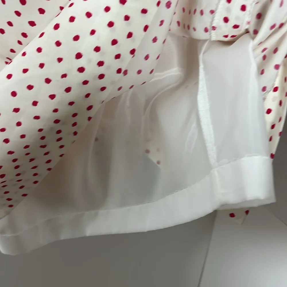 Vintage Weathervane Midi Skirt Made in USA Union ILGWU Label 8 Original Tag White - Image 6