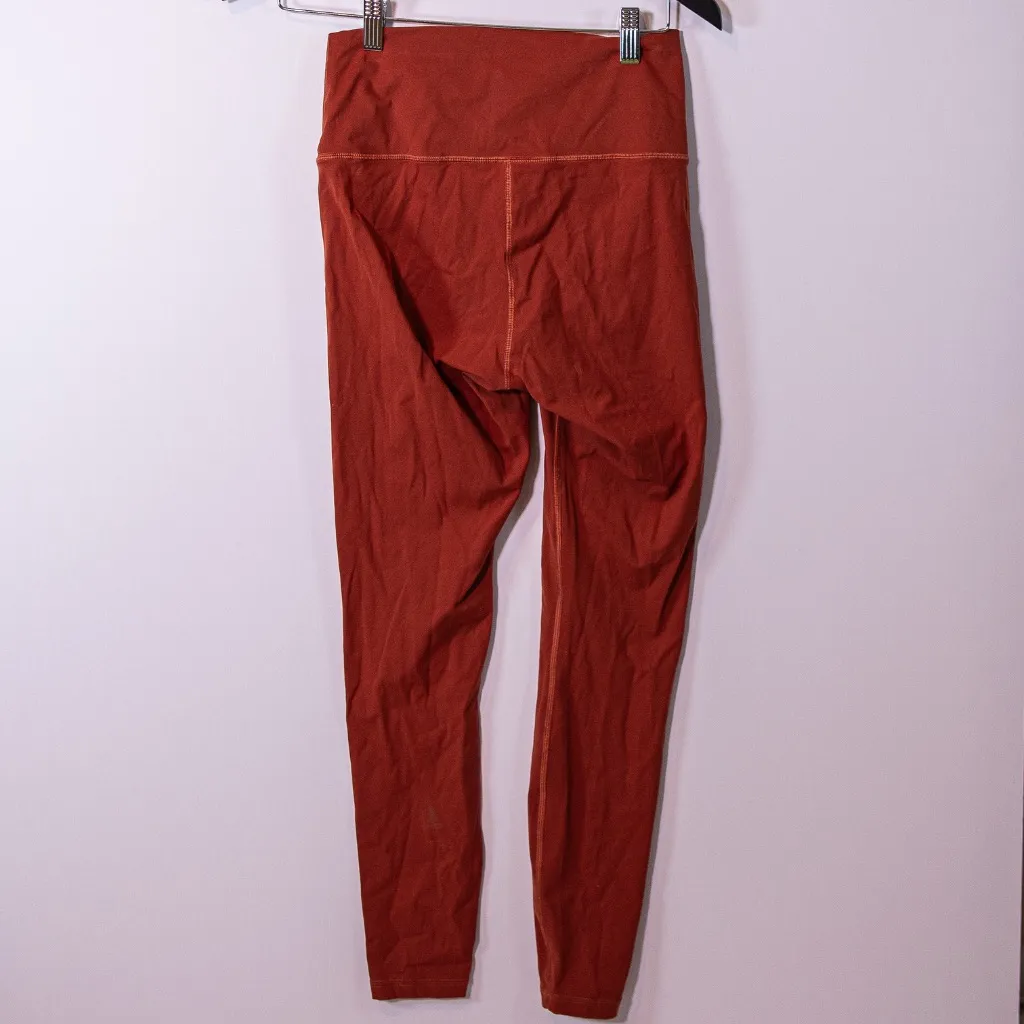 Everlane  Women's ReNew High Waisted Ankle Crop Athletic Leggings Pants Orange M - Image 3