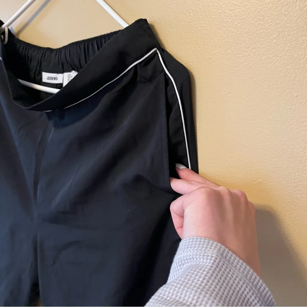 Jason Wu Black Pajama Set with White Trim - Image 10