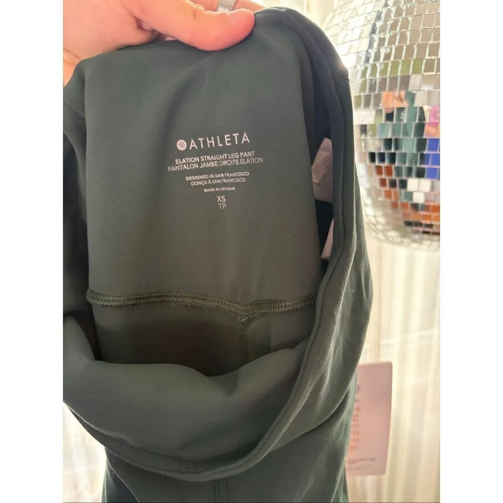 NWT Athleta Pine Elation Straight Leg Pants - Image 11