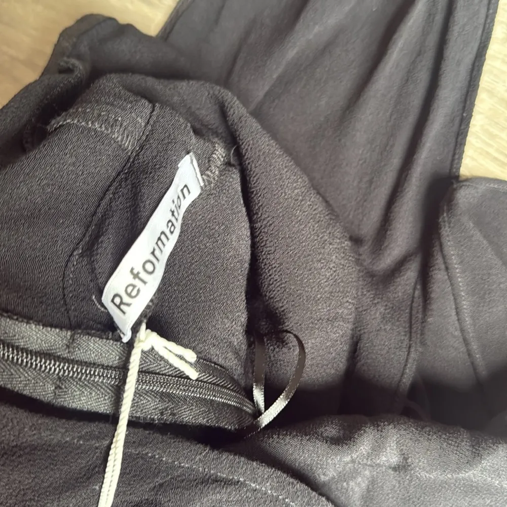 NEW REFORMATION Carlie Midi Dress In Black 4 - Image 11