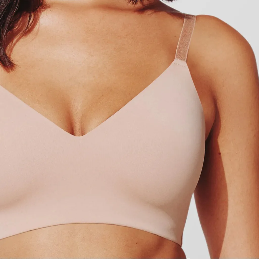 Thirdlove 24/7 Classic Wireless Bra Beige Small - Image 3