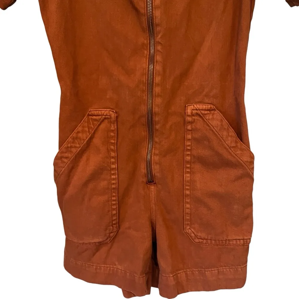 Everlane The Denim Short Coverall, Sz 2 - Image 9