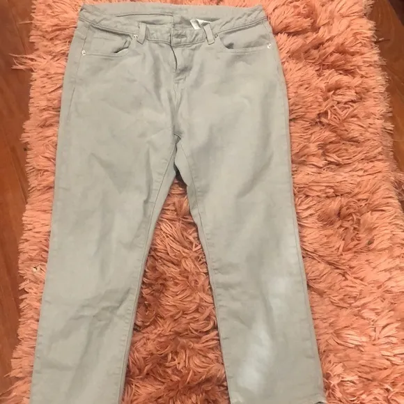 Michael Kors  gray cropped jeans - Image 3