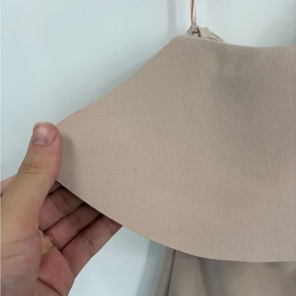 Elizabeth and James one shoulder pink ruffle sheath Jerard ponte Dress size 2 - Image 4