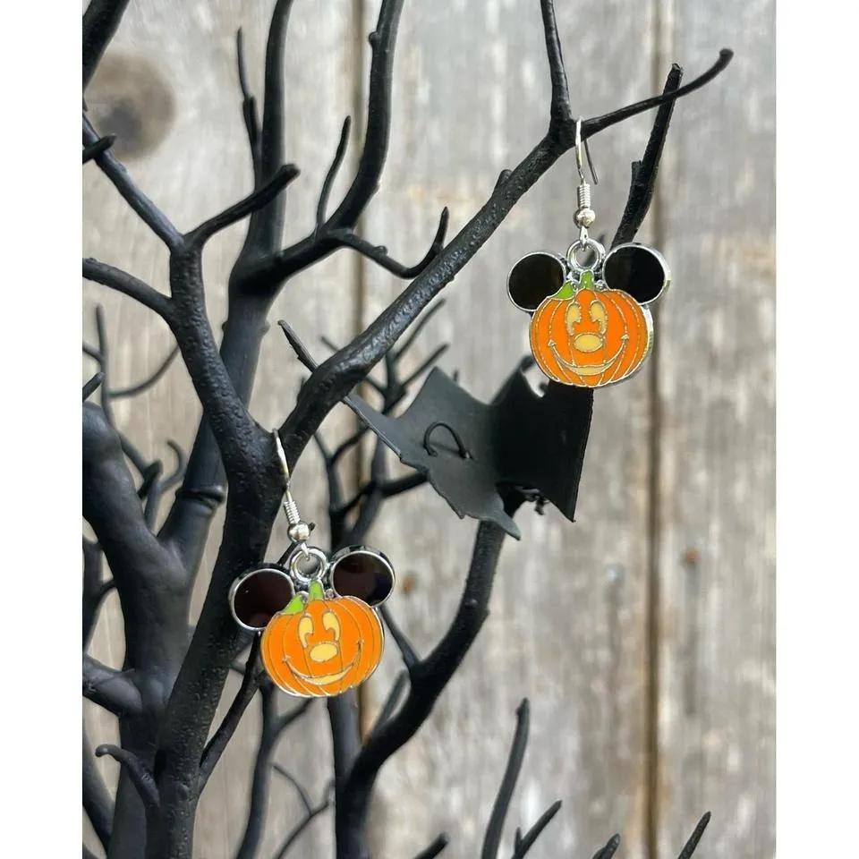 Mickey Pumpkin Earrings Brighter - Image 2