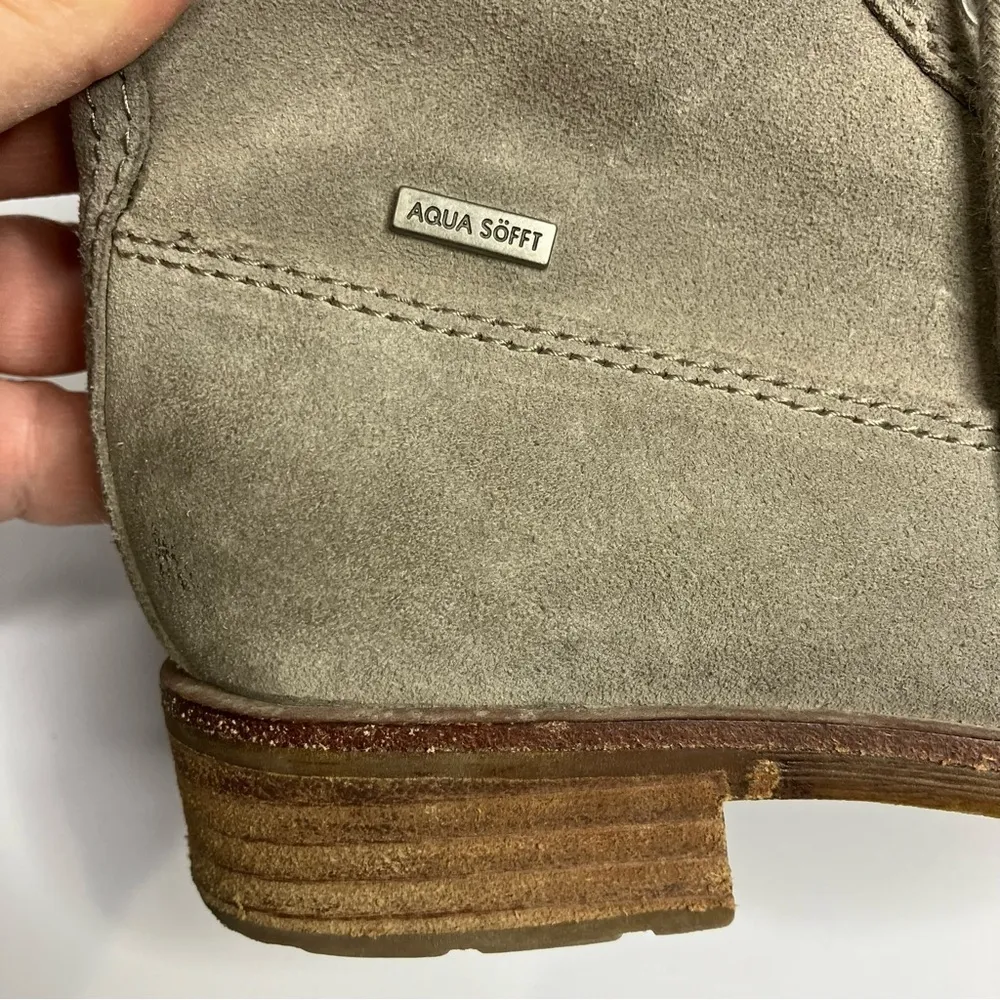 Sofft Baxter waterproof‎ suede ankle boots gray size 6 - Image 3