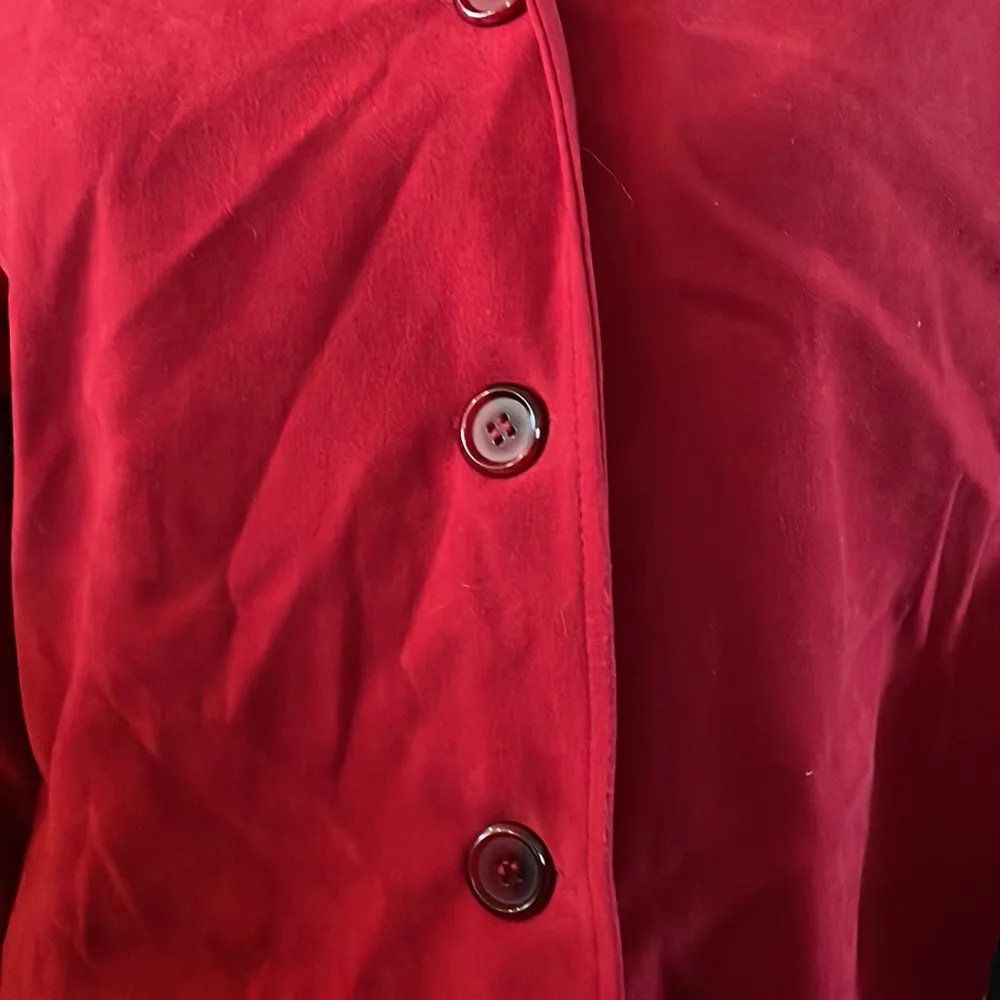 Briggs New York  Red Blazer Jacket Size Medium - Image 2