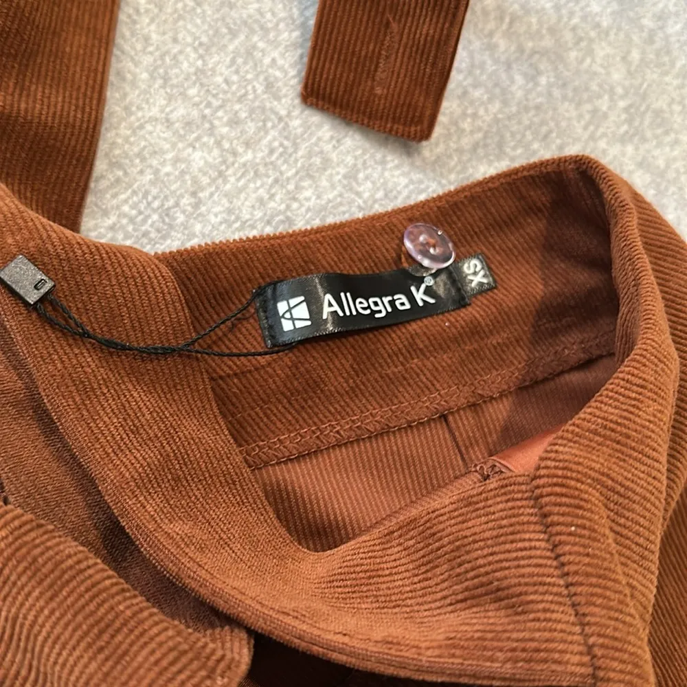 New with tags brown skirt with straps size XS by Allegra K - Image 4