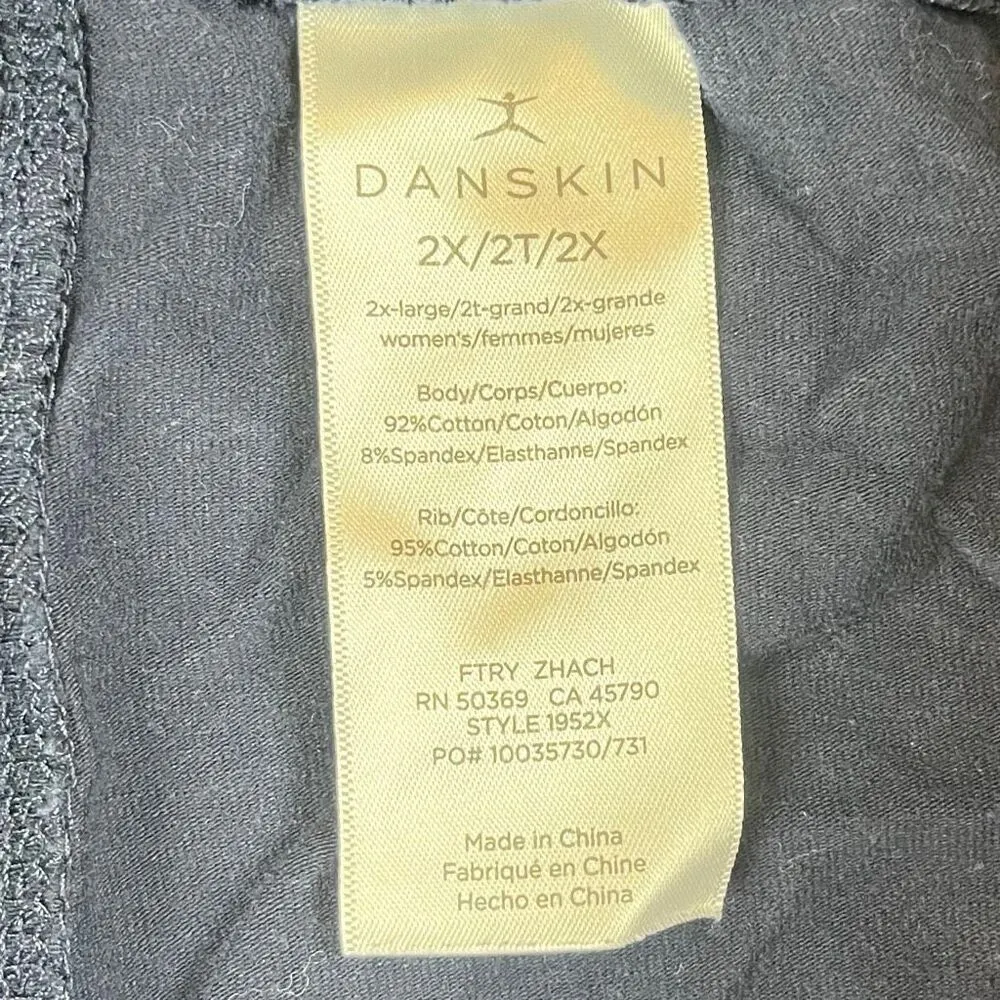Danskin Navy Blue Cropped Active Pants 2X - Image 4