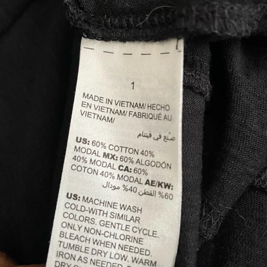 Chico’s The Ultimate Tee Cardigan Sweater Black Size Medium - Image 9