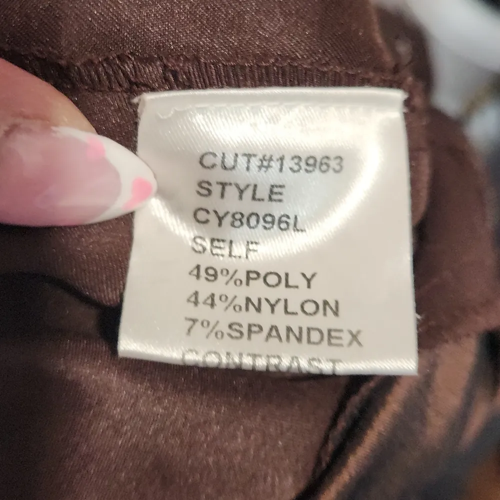 Tadashi Brown Satin Long Formal Modest Luxury Dress Sz 8 - Image 16