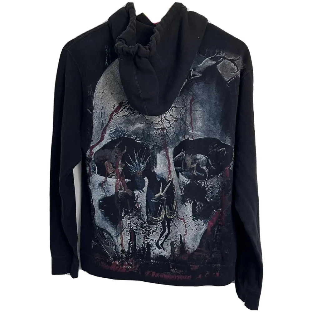 Slayer Unisex Small Pentagram South of Heaven Pullover Hoodie Jacket Black - Image 2