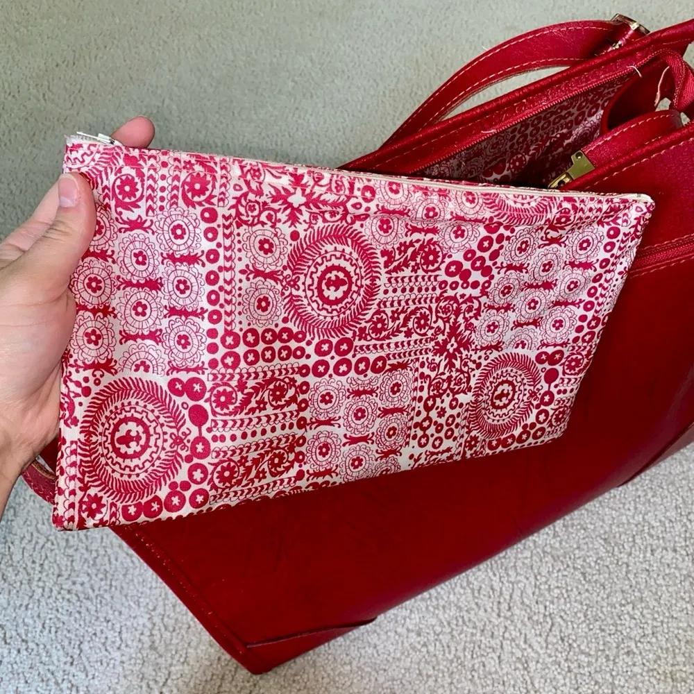 Hartmann Luggage Bag Red travel Carry On Vintage - Image 7