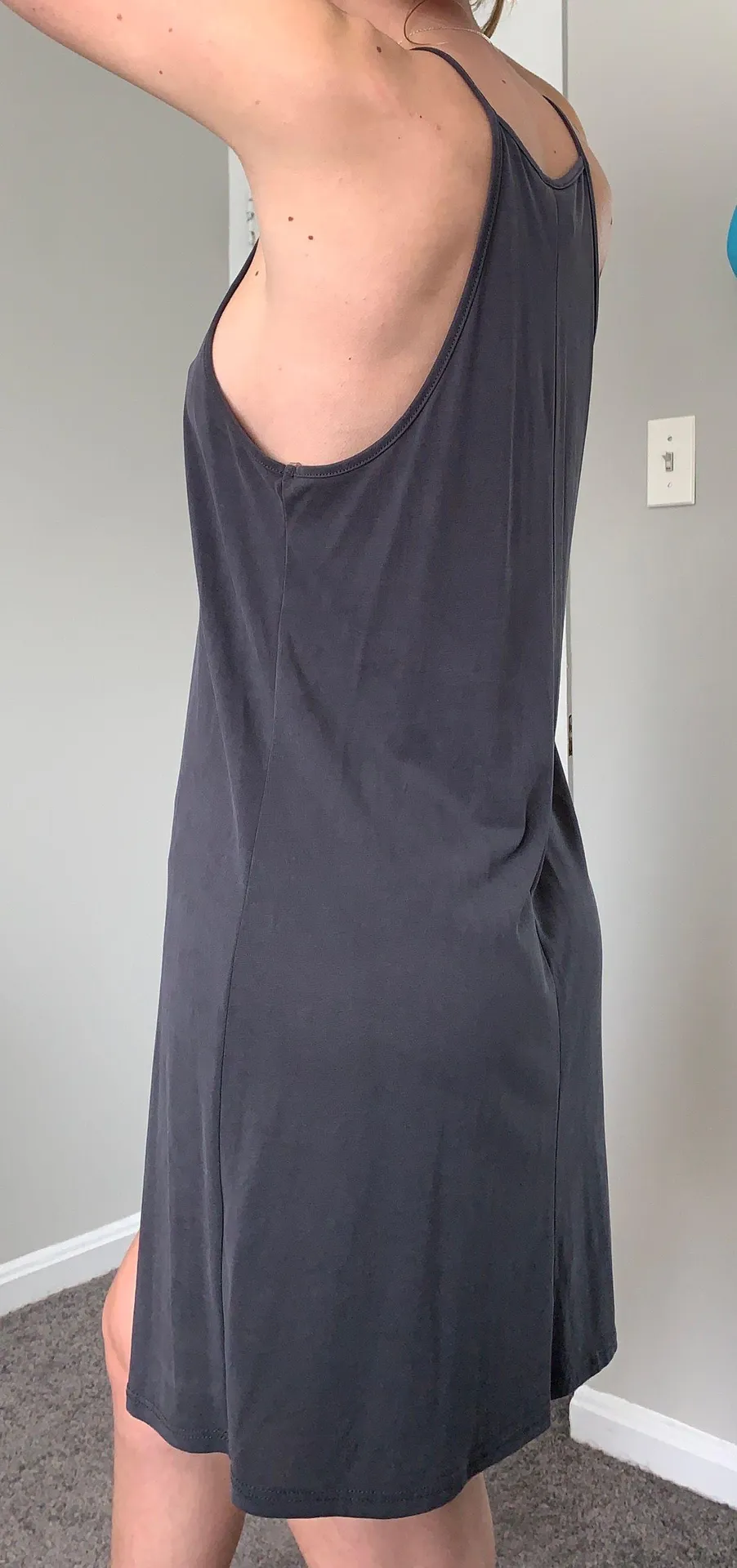 Alya Grey Swing Dress - Image 2