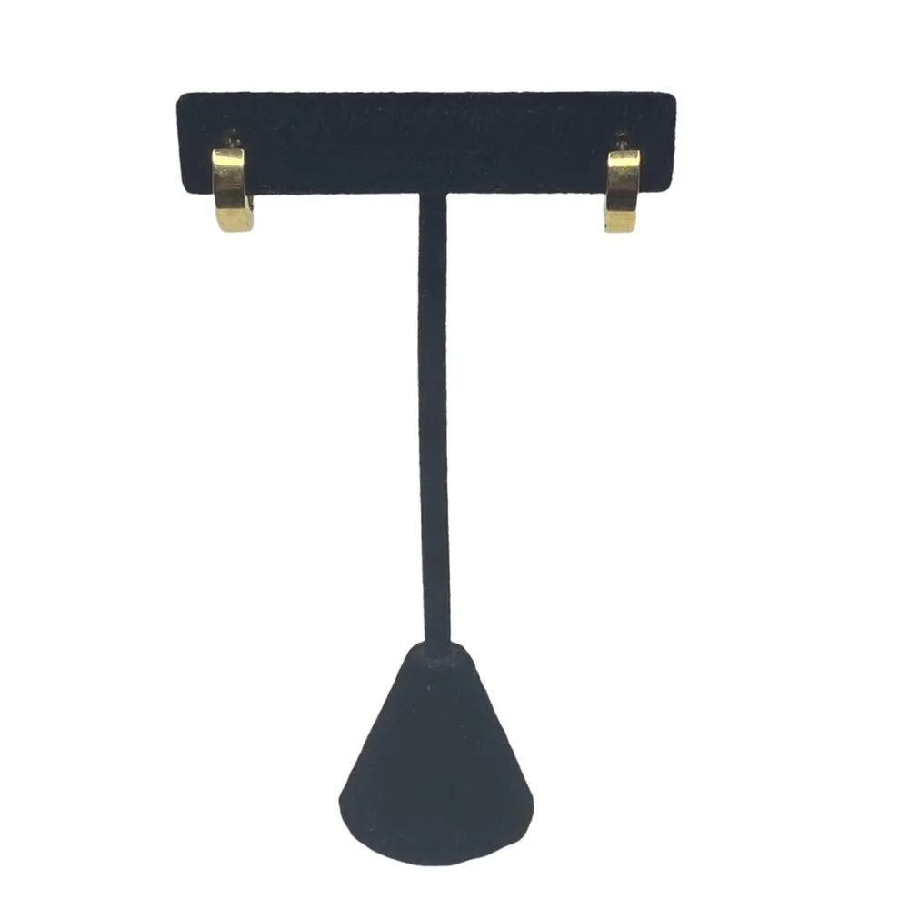 Vintage 90’s: 1 CT Diamond Huggies Earrings ☼ 12 Channel Set Round Stones ☼ 18K - Image 9