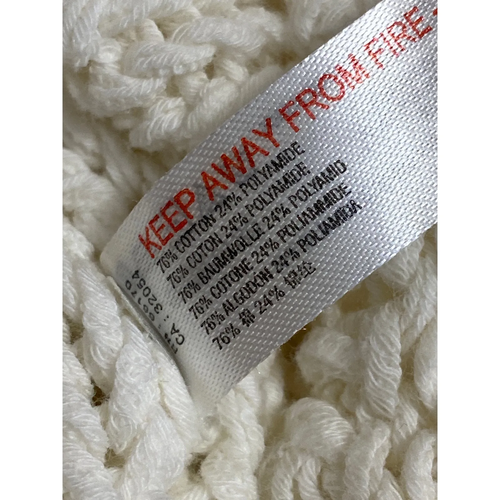 Free People FP Beach Women's White Knit Short Sleeve Cover Up Sweater Top Sz S - Image 4