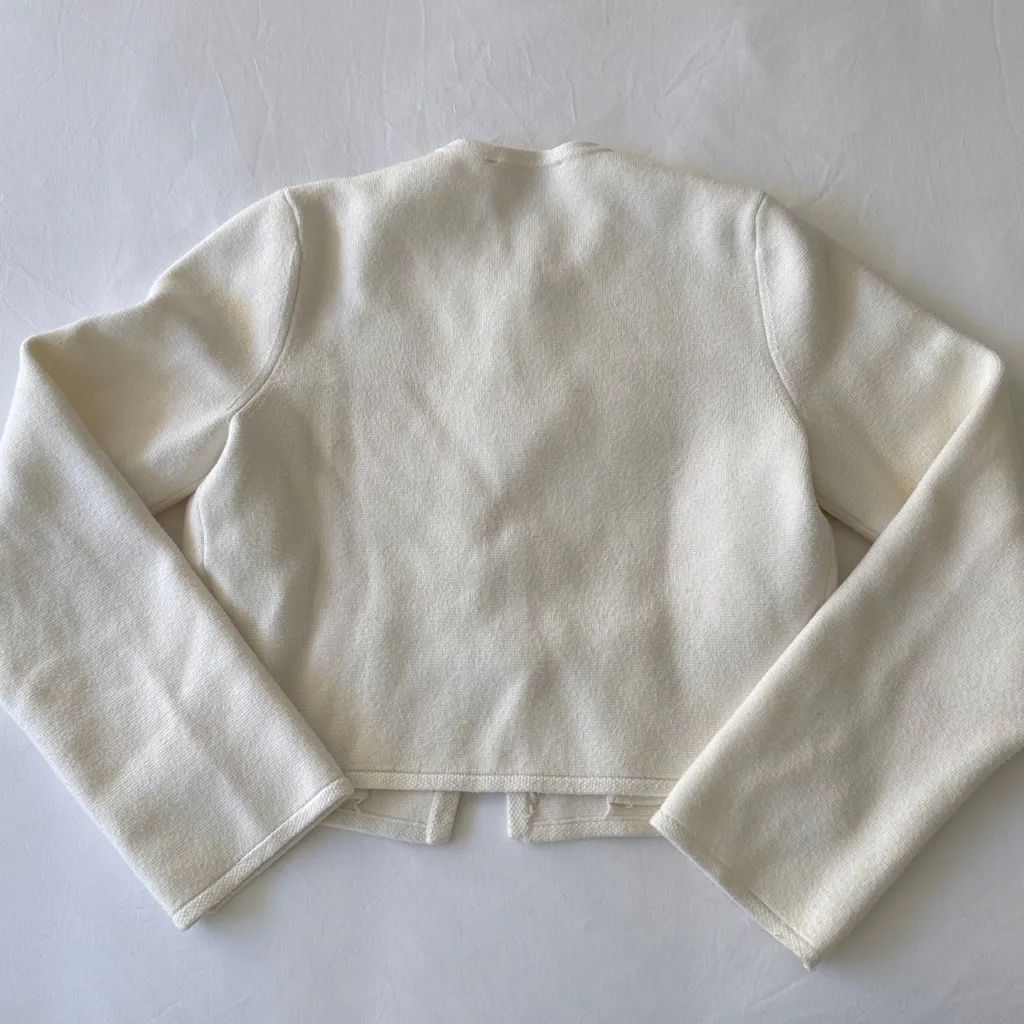 Abercrombie & Fitch LuxeLoft Crew Sweater Jacket - Image 4