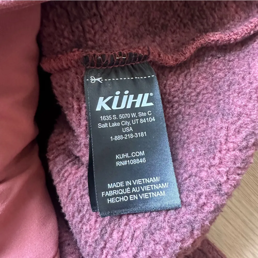 KUHL Ascendyr Quarter-Zip Fleece Sweater Women's size Small Rust outdoor jacket - Image 10