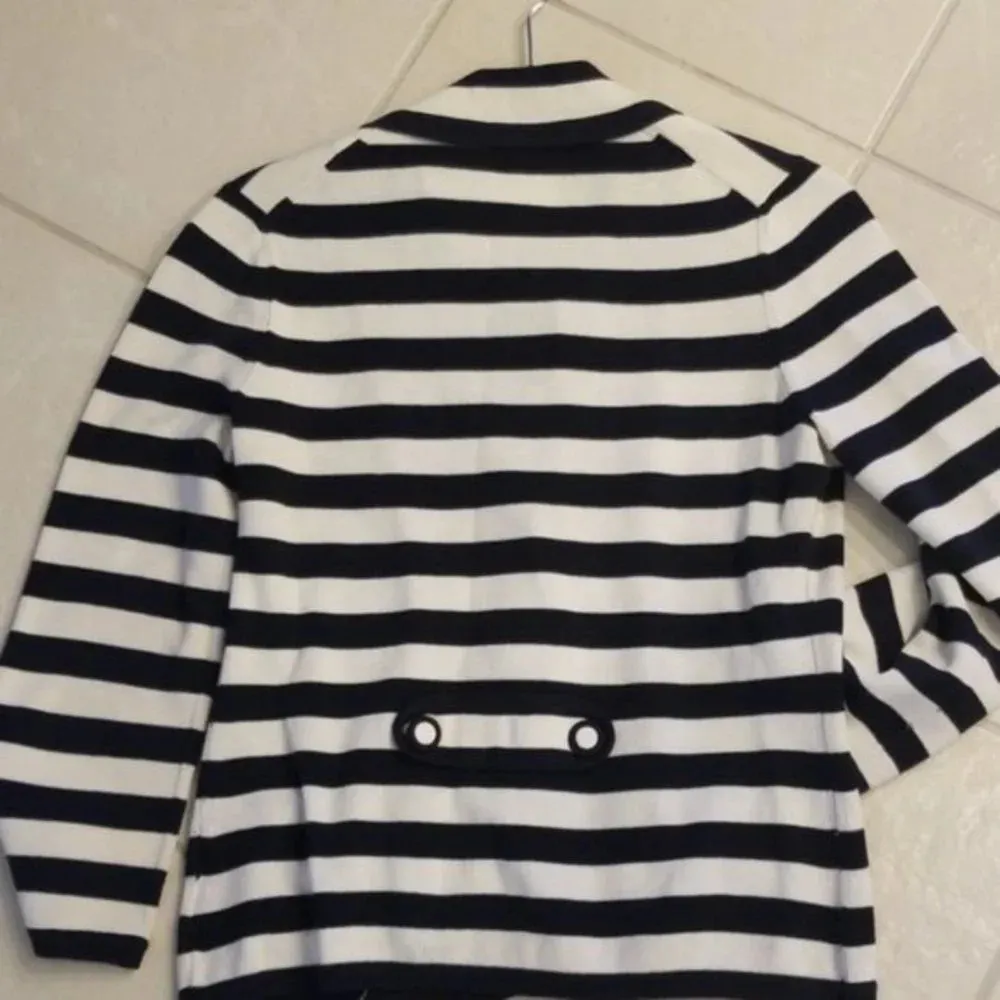 Banana Republic striped sweater‎ jacket​ - Image 7