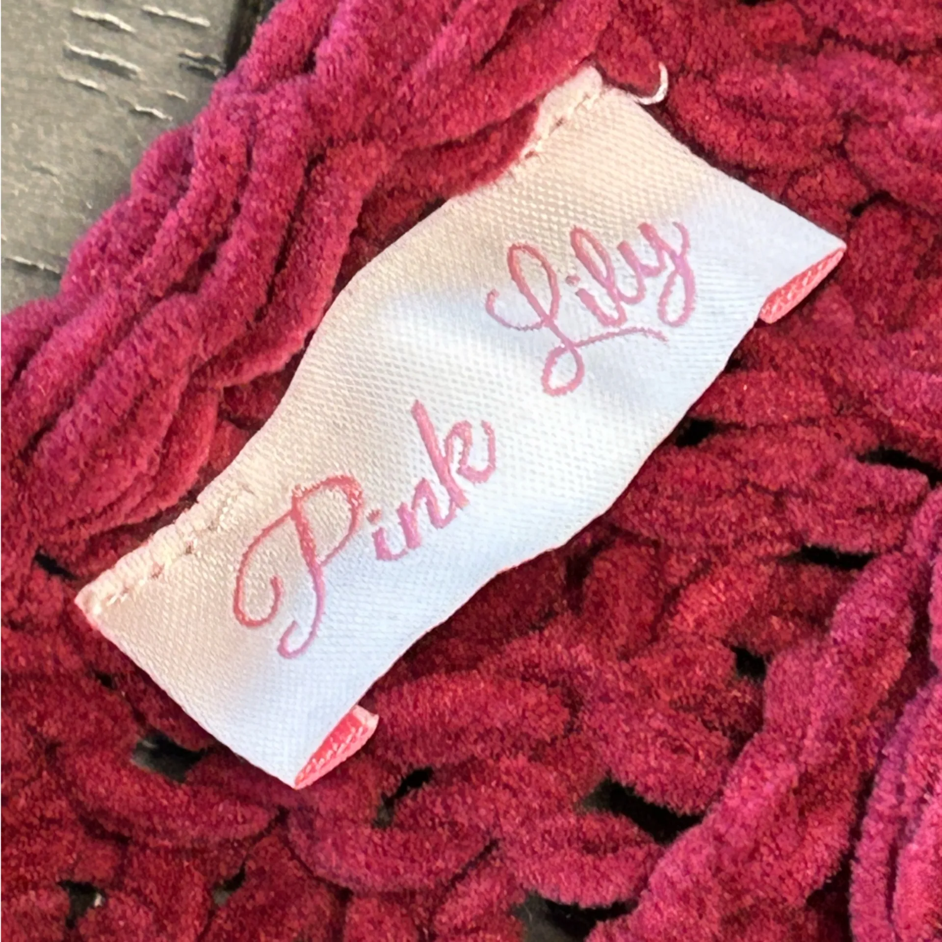 Pink Lily ultra plush comfy cozy soft open front cable knit cardigan sweater SM - Image 6