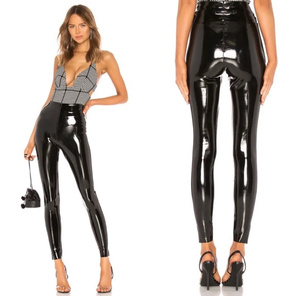 NEW Commando Perfect Control Faux Leather Patent Legging XL - Image 6