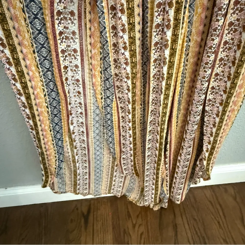 Vine and‎ Valley Jumpsuit Size Large Multicolor Surplice Neck - Image 3