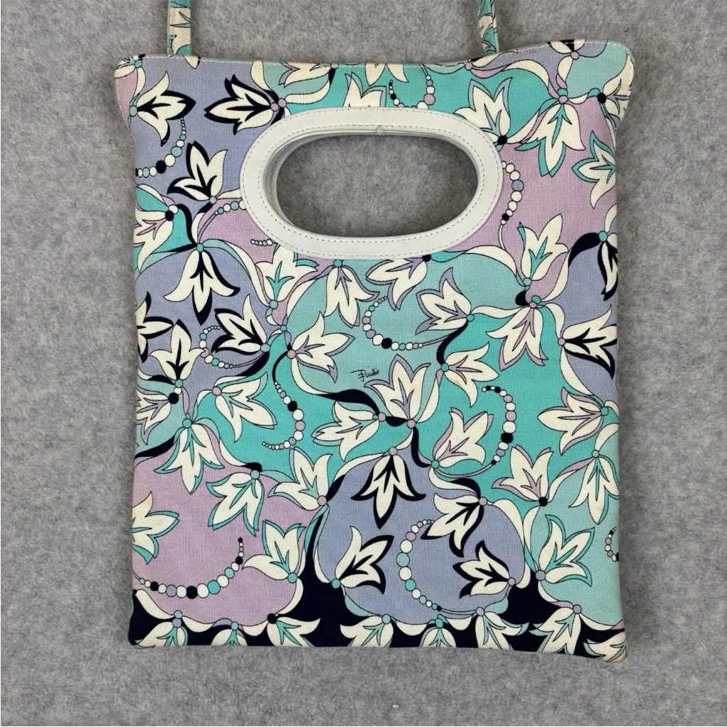 Emilio Pucci Multicolor Floral Shoulder Bag - Image 3