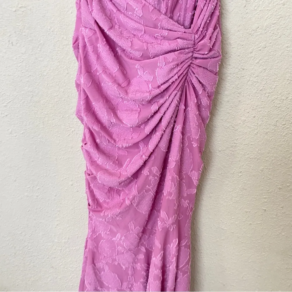 HOUSE OF CB 'Cesca' Rose Pink Floral Maxi Dress NWOT size M - Image 12