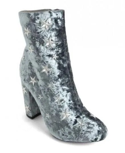 Dolls Kill Blue Suede Galactic Booties - Image 2