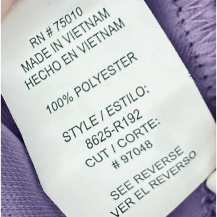 City Triangles Dress Womens Black Lavender Vneck Glitter Shimmery Formal Prom - Image 8