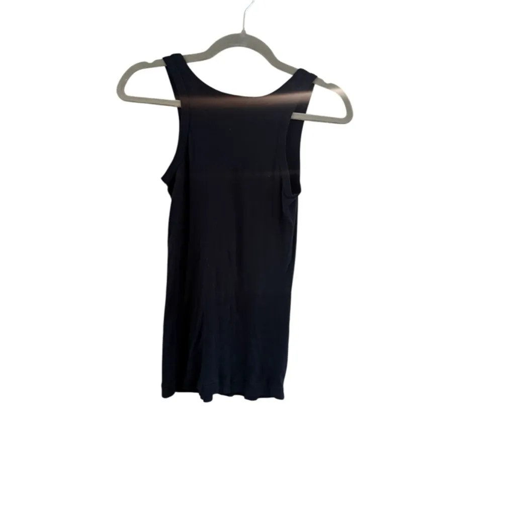 Women's Splendid Black Scoop Neck Tank Top M - Image 10