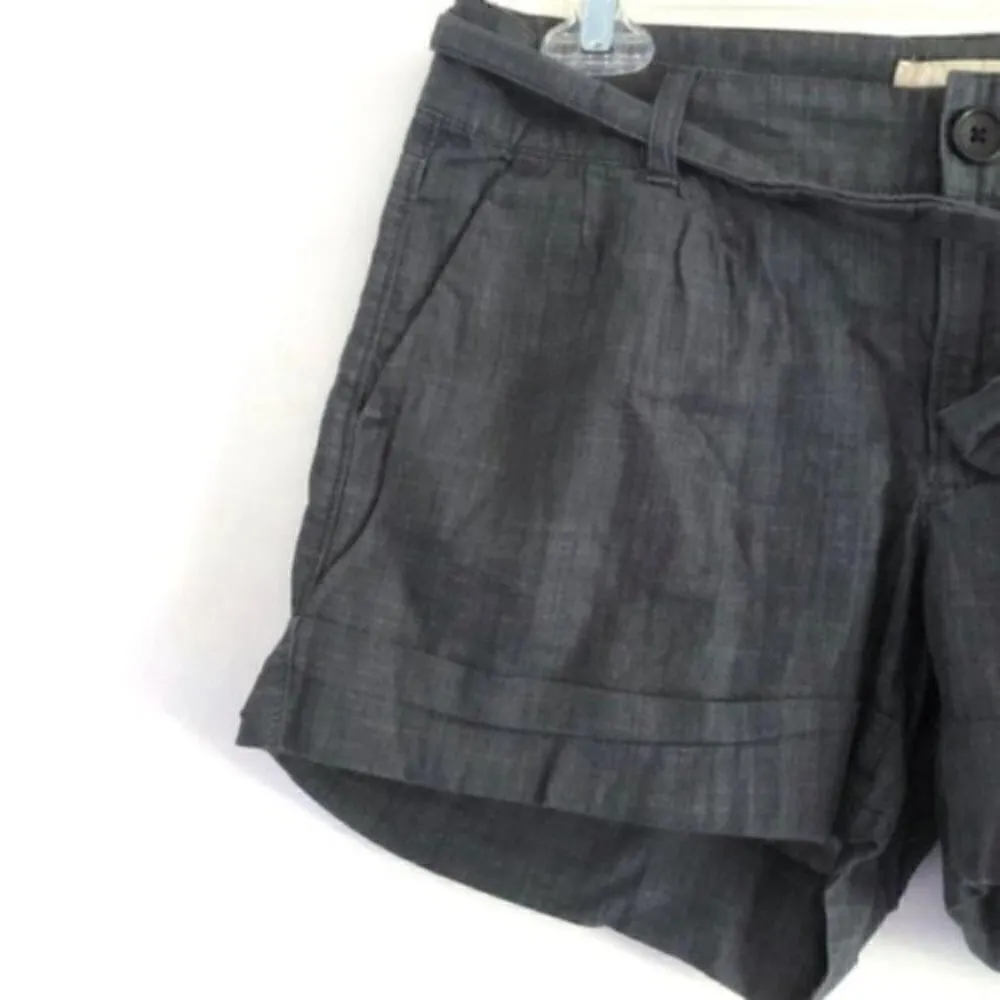 Banana Republic Shorts 2 Martin Fit Chambray Tie Summer Vacation Trip Belt Tie - Image 3