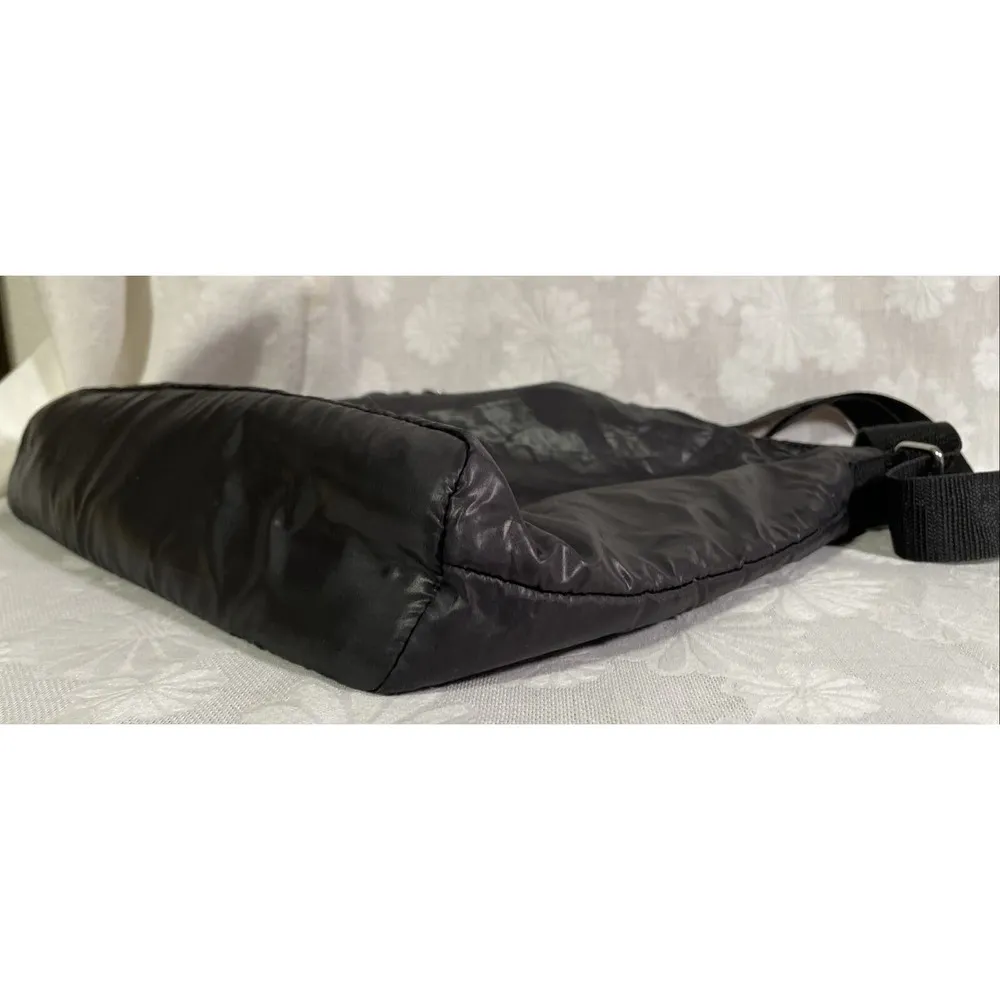 My NY DKNY Black Nylon Purse Handbag Tote Nice Condition - Image 7