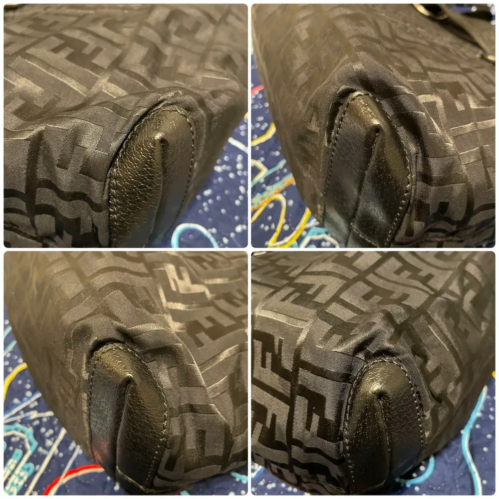 Fendi Black Zucca Tote Bag - Image 2