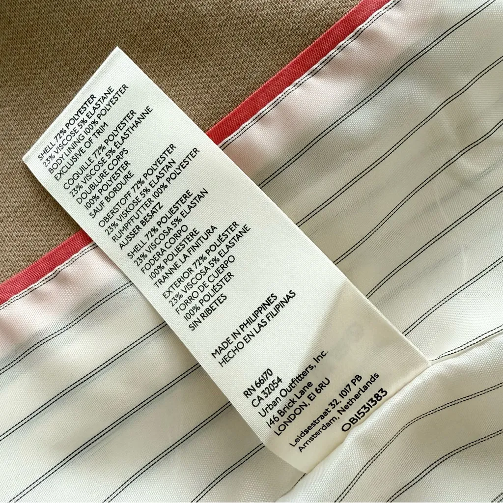 Maeve Beige Double-Breasted Vest Sz 2 NWT - Image 11